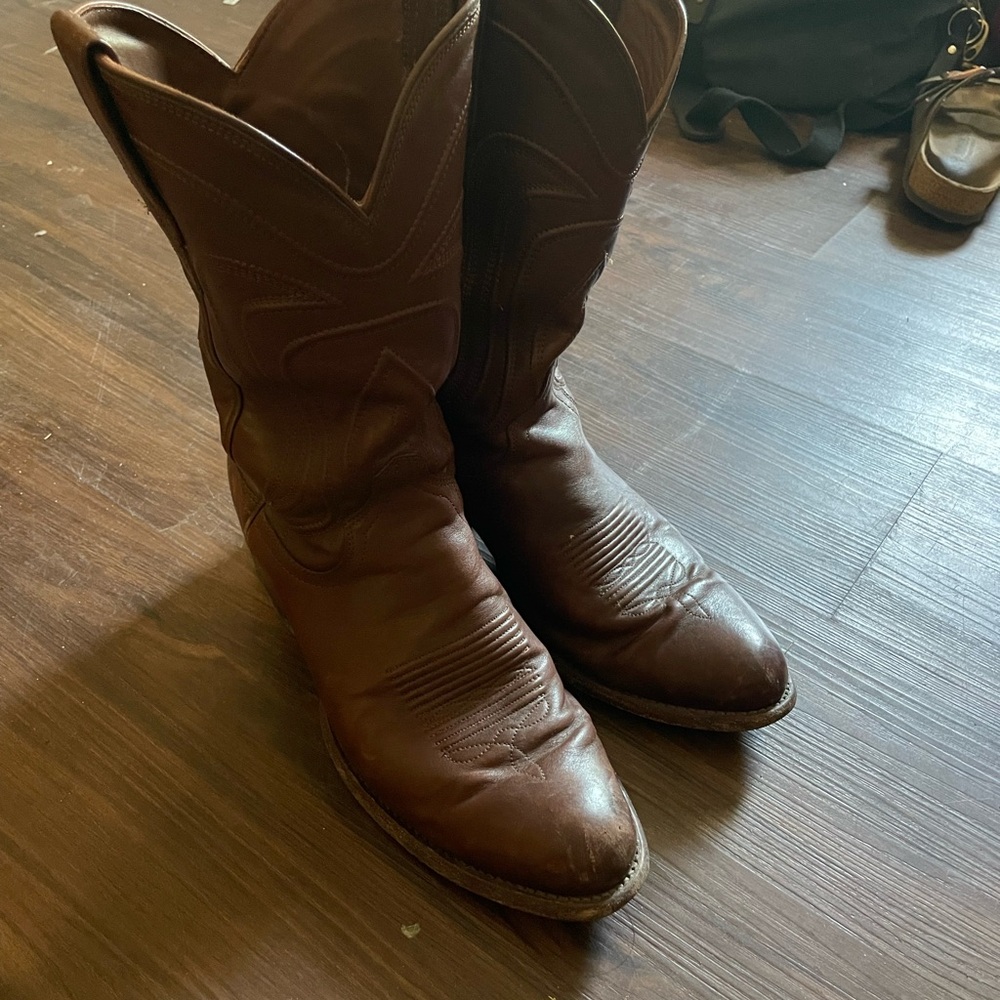 Classic Brown Cowboy Boots